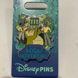 Disney Tiana's Bayou Adventure Pin with Green and Blue